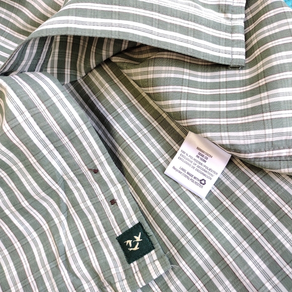 Outdoor Life Explorer Mens Button Up Striped/Plaid Shirt UPF 30 XXL - Picture 4 of 9